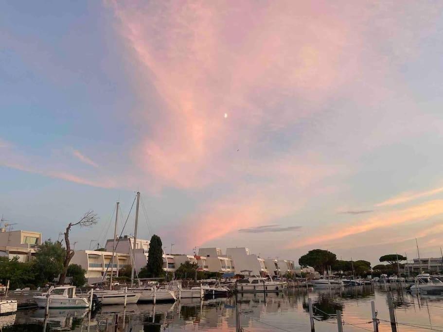 Villa Belle Grande Marina En Duplex Avec Appontement Le Grau-du-Roi Exterior foto